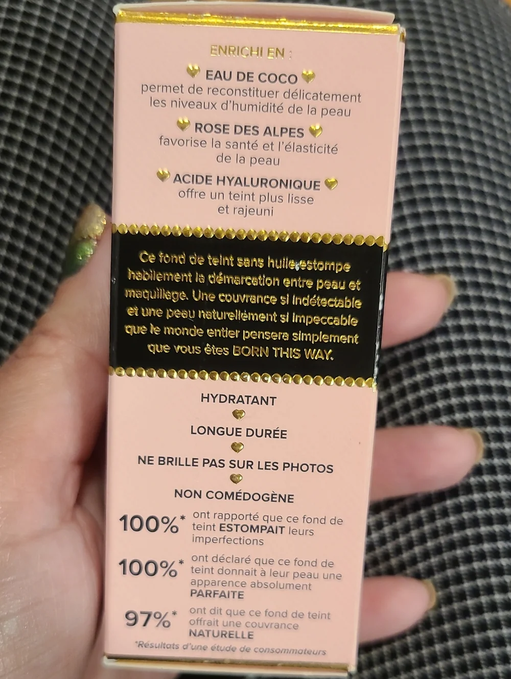 NWB Too Faced Born This Way Natural Finish Longwear Liquid Foundation- Honey